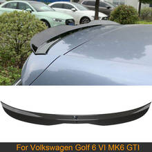Rear Roof Spoiler Wing For Volkswagen VW Golf 6 VI MK6 GTI 2009 - 2013 Carbon Fiber Car Rear Window Roof Boot Lip Wing Spoiler 2024 - buy cheap