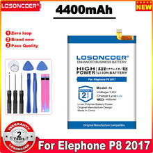 LOSONCOER 4400mAh P8 2017 Battery For Elephone P8 2017 Mobile Phone 2024 - buy cheap
