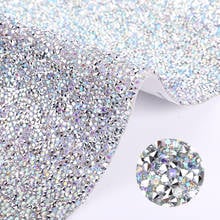 Cinta aplicadora autoadhesiva con diamantes de imitación, accesorio de costura con motivo de cristal, para planchar en vestidos 2024 - compra barato
