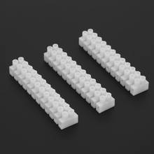 3PCS Terminal Blocks PA10H-12P White 12 Way Screw Terminal Block Electrical Wire Connection 2024 - buy cheap