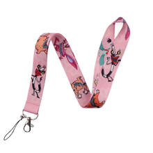 ER370 Aaahh!!! Real Monsters Cartoon Pink Neck Strap Lanyards ID Badge Card Rope Chain Phone Gym Strap Webbing Necklace Kid Gift 2024 - buy cheap