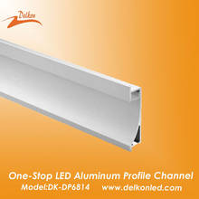 68*14mm Baseboard LED Strip Aluminum Profile Channel System for Wall Floor Skirting Board 2024 - buy cheap