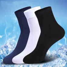 10 Pairs 2022 Men's Socks New Styles  Black Business Men Socks Breathable Spring Summer For Male 2024 - buy cheap