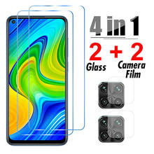 4in1 Protective Glass for Redmi Note 10 9 9S 8 8T 9T 7 Pro Max Camera Screen Protector For Redmi 9 9C 10S 9A 9i 8A 7A Glass Film 2024 - buy cheap