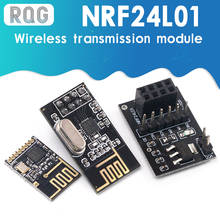10 шт., модуль беспроводной передачи данных NRF24L01 + 2,4G/обновленная версия NRF24L01, мини-версия, улучшенная версия питания 2024 - купить недорого