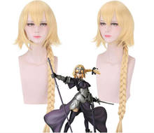 Joan of Arc Wig Fate Grand Order Cosplay  Fate/Zero Cosplay Hair Jeanne d'Arc Fate/Apocrypha Wig Women Blonde Hair C049 2024 - buy cheap