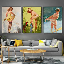 World War II poster Soviet sexy girl home wall Anime Canvas Modern Picture Printing Poster Living Room Home Decor 2024 - buy cheap