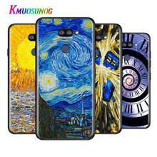 Van Gogh Tardis For LG K22 K71 K61 K51S K41S K30 K20 2019 Q60 V60 V50S V50 V40 V35 V30 G8 G8S G8X ThinQ Phone Case 2024 - buy cheap