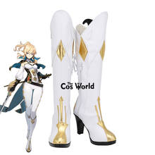 Genshin Impact Jean Games Customize Cosplay High Heels Shoes Boots 2024 - buy cheap