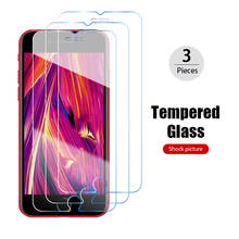 3PCS Protective Glass For iphone 12 Mini Screen Glass For iphone 11 Pro Max  6 7 8 plus Tempered Glass For iphone X XS XR 2024 - buy cheap