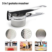 3 In 1 Stainless Steel Potato Masher Ricer Puree Fruit Vegetable Press Maker Set Kitchen Accessories 2024 - купить недорого