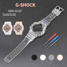 Pulseiras de relógio terno para casio caso cinta g-shock GMA-S110 GMA-S120 s130 relógio peças de reposição cinta 2024 - compre barato