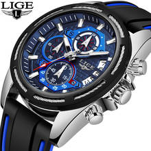 Relogio Masculino LIGE Fashion Mens Watches Top Luxury Brand Unique Sports Watch Men's Quartz Date Clock Waterproof Wrist Watch 2024 - buy cheap