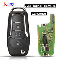 Kutery 4 Buttons Folding VVDI Super Smart Remote Car Key Xhorse PN:XEFO01EN For Ford Style Flip For VVDI2/VVDI MINI Key Tool 2024 - buy cheap