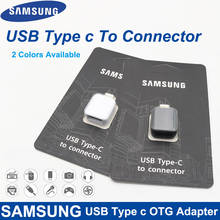 Samsung-adaptador usb tipo c original otg, galaxy s20, s10, s9, s8 plus, note 10, 9, 8, a50, a70, suporta pen drive, u disk, mouse, gamepad 2024 - compre barato
