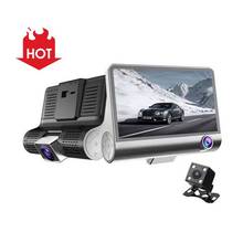 HD Night Car Dvr Dash Cam 4.0 Inch Video Recorder Auto Camera 3/2 Camera Lens With Rear View Camera Registrator Dashcam DVRs 2024 - buy cheap