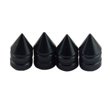 4 pcs Aluminum Car Motorcycle Tire Valve Stem Cap Wheel Spike Cover Cap Orange 2024 - buy cheap