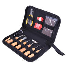 Ferramentas de reparo de instrumentos musicais, ferramentas de reparo de guitarra, flauta de guitarra, clarinete, kit de ferramentas de manutenção com chave de martelo, chave de fenda, escova de limpeza 2024 - compre barato