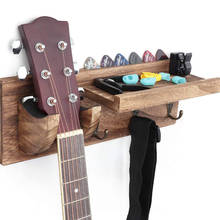 Gancho de suspensión para guitarra, soporte de pared de madera, estante de exhibición de guitarra, elemento musical portátil ligero 2024 - compra barato