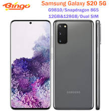 Samsung-teléfono inteligente Galaxy S20 5G G9810, móvil Original desbloqueado de 128GB, Snapdragon 865, ocho núcleos, Triple cámara de 6,2 pulgadas, 12GB de RAM, NFC 2024 - compra barato