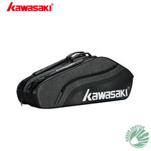 Saco para raquete de badminton 2020 kawasaki, bolsa multifuncional para badminton e tênis, de grande capacidade, para 6 peças 2024 - compre barato