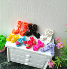 1/6 New Original multiple Colorful Doll Accessories Fashion Sneaker Flat Shoes Genuine Sandals Shoes for 30cm Doll Shoes 2024 - buy cheap