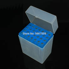 Caixa de plástico para armazenamento de pipetas, suporte de ponta pp com 5ml com 28 furos/48 furos, 1 peça 2024 - compre barato