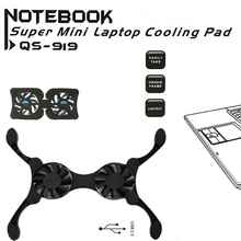 Brand New Foldable USB Cooling Fan  Mini Notebook Double Fan Cooler Cooling Pad Fan for 14 inch Laptops Notebook 2024 - buy cheap