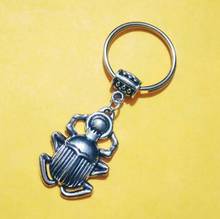 Egyptian Scarab ladybug  keychain Scarab Key ring For Bag Key Holder Charm Car Key Chains Key Ring Hanging Crafts Or Decorations 2024 - buy cheap
