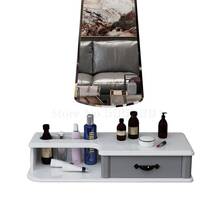 Tocador de pared para dormitorio, mesa de maquillaje montada en la pared, mini tocador simple, armario de maquillaje 2024 - compra barato