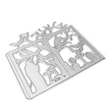 Halloween Tree Metal Cutting Dies Stencil DIY Scrapbooking Album Stamp Paper Card Embossing Crafts Decor 2024 - buy cheap