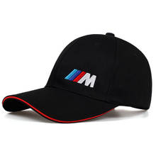 Мужская модная хлопковая бейсболка с логотипом автомобиля M, для выступлений, хлопковые модные хип-хоп кепки, шляпы 2024 - купить недорого