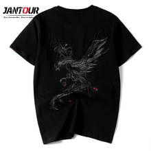 Chinese Style 2022 Brand Short Sleeve Cotton Bird Embroidery T Shirt O-Neck Slim Men T-Shirt Tops Fashion Mens T Shirts M-4XL 2024 - buy cheap