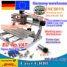 Minimáquina de grabado láser CNC 3018, grabador láser artesanal para aficiones, herramientas de corte ER11 GRBL para madera, PCB, PVC, minienrutador 2024 - compra barato