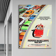 Ferris buellers dia fora filme cartaz de impressão-a5 a4 a3 a2 a1-profissionalmente impresso-decoração de casa arte da parede 2024 - compre barato