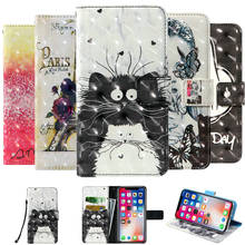 3D flip wallet Leather case For AllCall S10 Pro Cubot P40 Note 20 Samsung Galaxy A Quantum A21s Tecno Spark 5 Pro Phone Cases 2024 - buy cheap