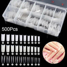 500pcs Mixed Set False Nail Tips Artificial Fake Nails Art Acrylic Manicure Gel Forms For Extension Manicure Art for False Nails 2024 - buy cheap