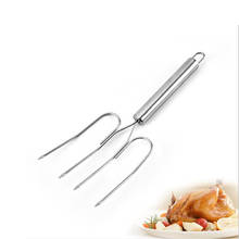 Stainless Steel Large Roast Chicken Fork Grilled Sheep Turkey Forks Outdoor Barbecue Meat Poultry Tools 2024 - buy cheap