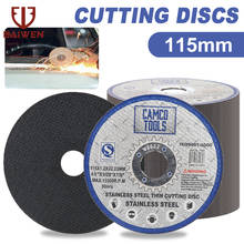 Disco de corte de Metal para amoladora angular, 115mm, 4,5 pulgadas, acero inoxidable, doble malla, lijado plano, 2-50 Uds. 2024 - compra barato