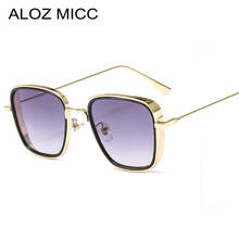 ALOZ MICC Unisex Steampunk Sunglasses Men Brand Design Metal Frame Single Beam Square Sunglasses Women Gradient Shades Q702 2024 - buy cheap