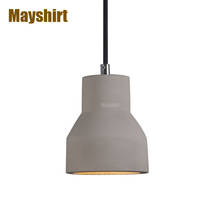 Nordic Cement Pendant Lights Vintage Loft Industrial Hanging Lamp for Living Room Light Fixtures Kitchen Home Decor Luminaire 2024 - buy cheap