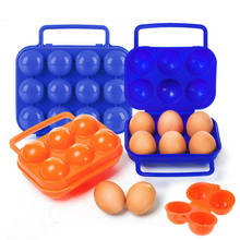 Camping Hiking Picnic Portable Carry 2/6/12 Egg Folding Box Case Container Storage Holder for Outdoor Kitchen Organizer 2024 - buy cheap