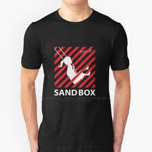 Arranque (??) Kdrama-sandbox com estampa, camiseta 100% algodão puro, tamanho grande, sandbox com logo de ativação 2024 - compre barato