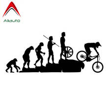 Aliauto Interesting Car Sticker Human Evolution Biker Auto Decorative Fashion Vinyl Decal Cover Scratches Waterproof,20cm*8cm 2024 - buy cheap