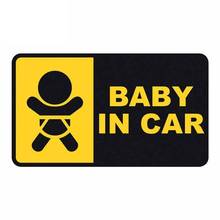 Hot Sell Personality Baby In Car Car Stickers Decals Accessories Auto Decorative Stickers PVC 13cm X 8cm 2024 - buy cheap