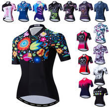 Weimostar Breathable Womens Cycling Jersey Team Bicycle Clothing Tops Anti-UV Bike Jersey Pro mtb Cycling Shirt Maillot Ciclismo 2022 - buy cheap