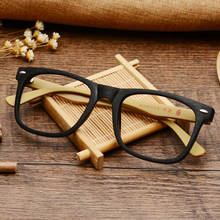 YIMARUILI Fashion Ultra-Light Imitation Wood Eyeglasses Frame Quality Handmade Optical Prescription Glasses Men And Women 6112 2024 - buy cheap