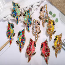 Bohemian Handmade Crystal BirdsTassel Drop Earrings Women Wedding Girls Party Gift Animal Statement Earring Vintage Jewelry 2024 - buy cheap