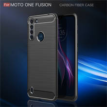 Capa de silicone para motorola one fusion, capa protetora completa de silicone macio à prova de choque 2024 - compre barato