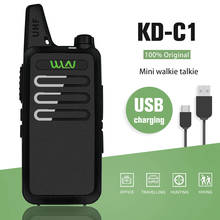 WLN KDC1 MINI Handheld Walkie Talkie  KD C1 FM transceiver Two Way Radio Ham Communicator KD-C1 Radio Station Wireless Intercom 2024 - buy cheap